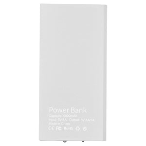 POWER BANK - 6000mAh - SILVER