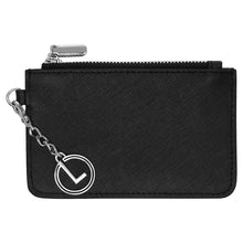 Load image into Gallery viewer, SMALL COIN &amp; CARD POUCH - BLACK