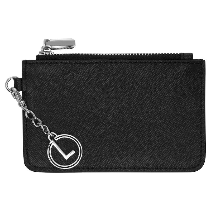 SMALL COIN & CARD POUCH - BLACK