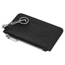 Load image into Gallery viewer, SMALL COIN &amp; CARD POUCH - BLACK